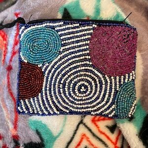 Beaded coin purse